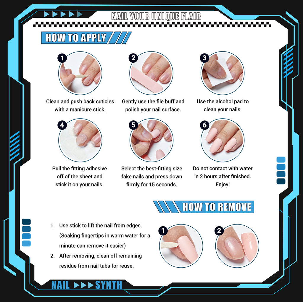 Faux ongles sirène irisés faits main Nailsynth – Motif perles océaniques et étoiles – Lot de 10 faux ongles tendance, adhésif, bâton de manucure et lime à ongles inclus